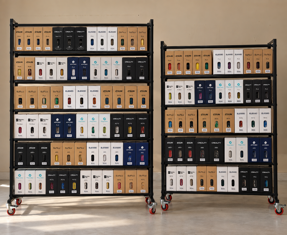 3D Filament Storage Rack – 5 & 6 Shelf Organizer