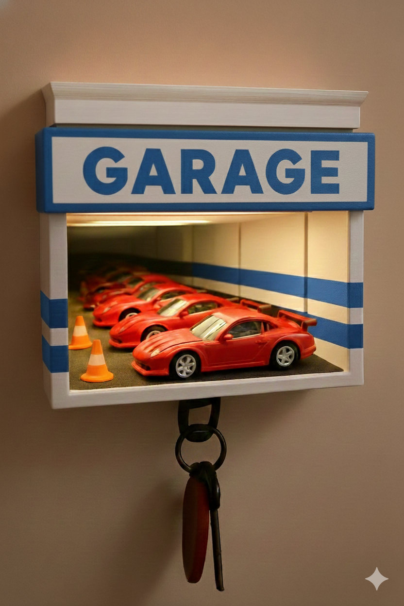 Hotwheels Infinity Garage Key Hanger