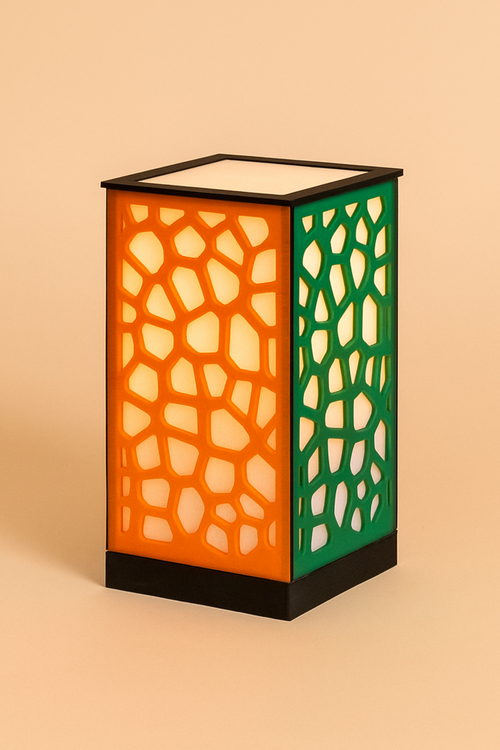 Tri glow lamp decorative table lamp