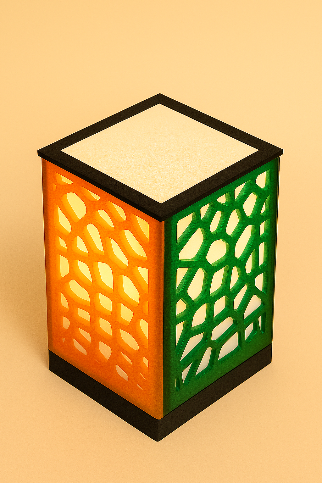 Tri glow lamp decorative table lamp