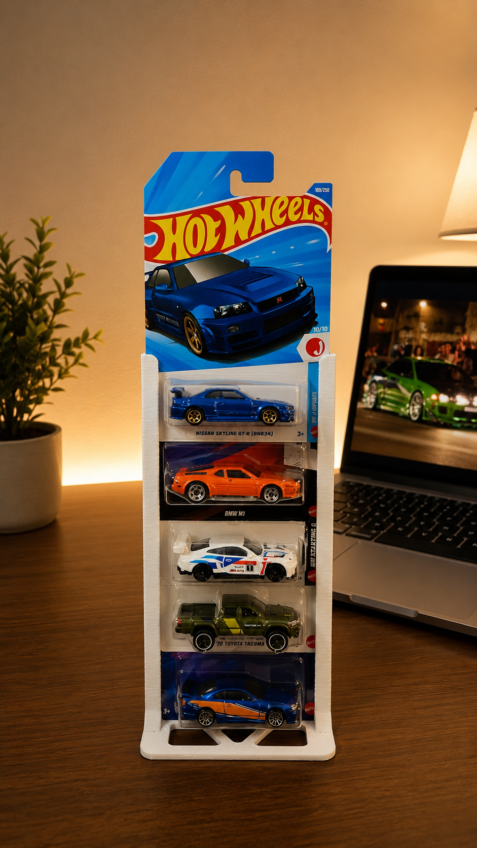 hotwheels car stand
