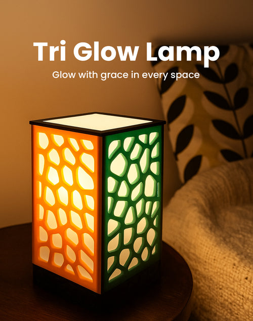 Tri glow lamp decorative table lamp