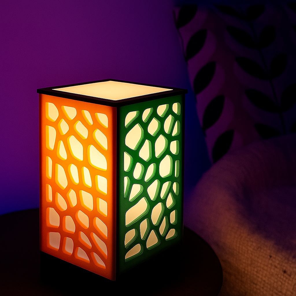 Tri Glow Lamp – Geometric Desk Light