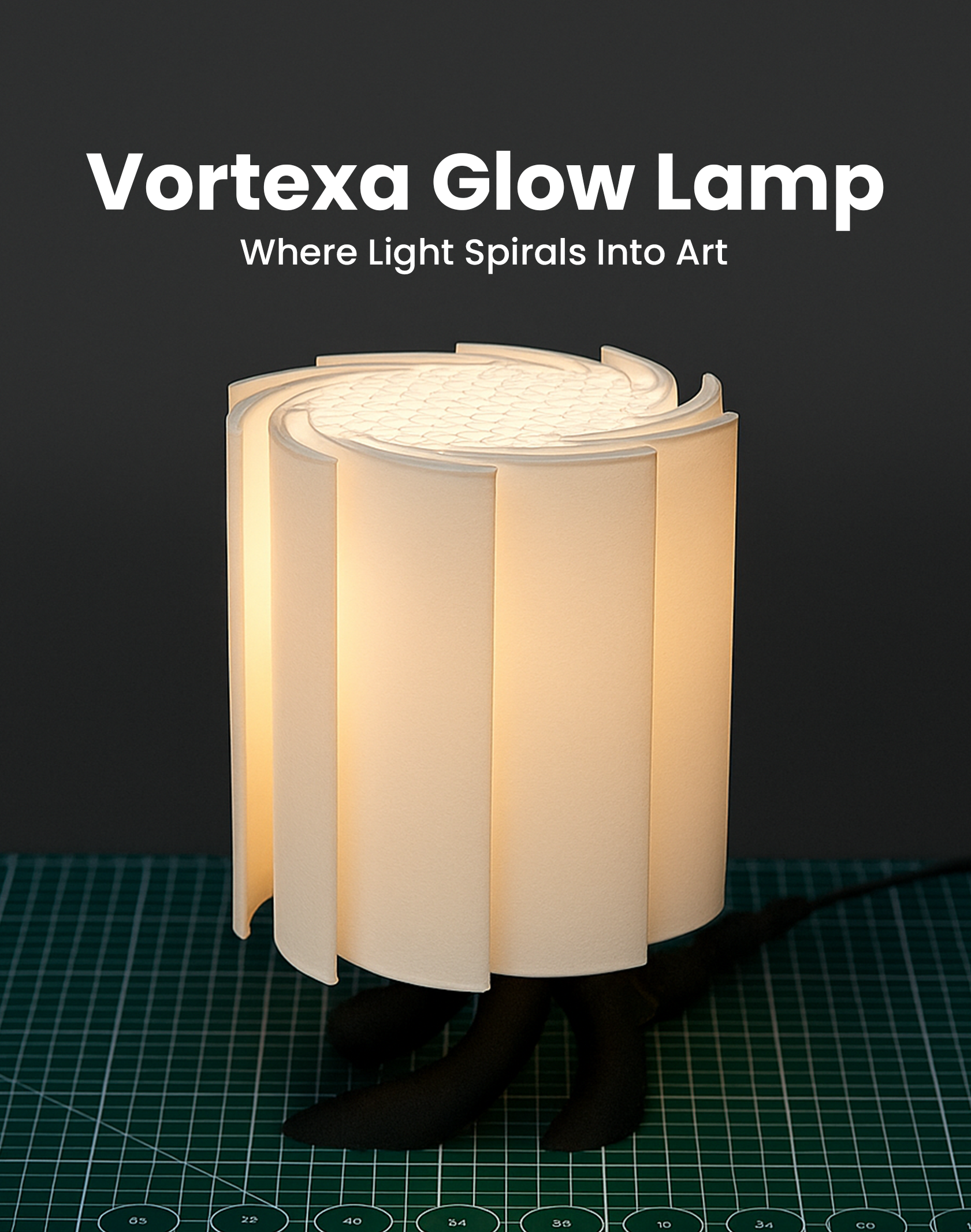 Vortexa glow lamp decorative table lamp